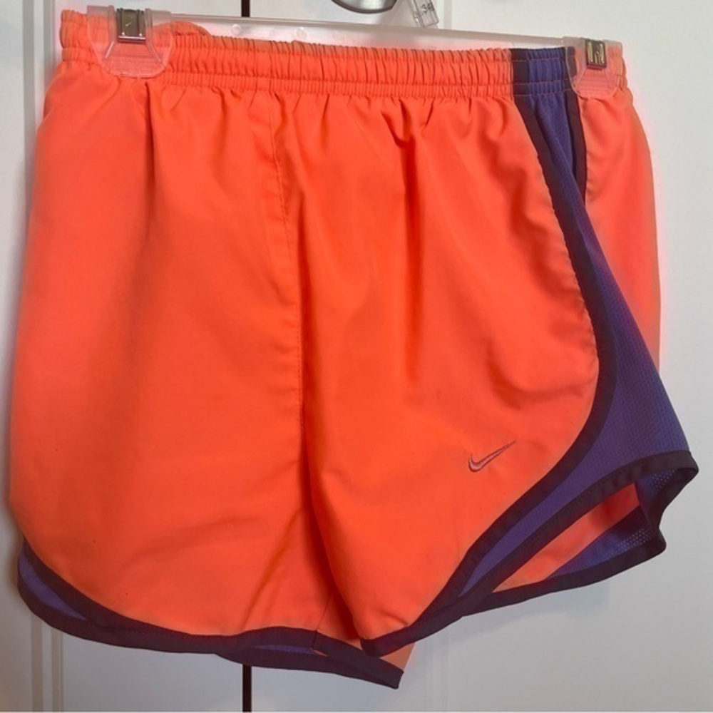 adult extra small neon nike tempo shorts